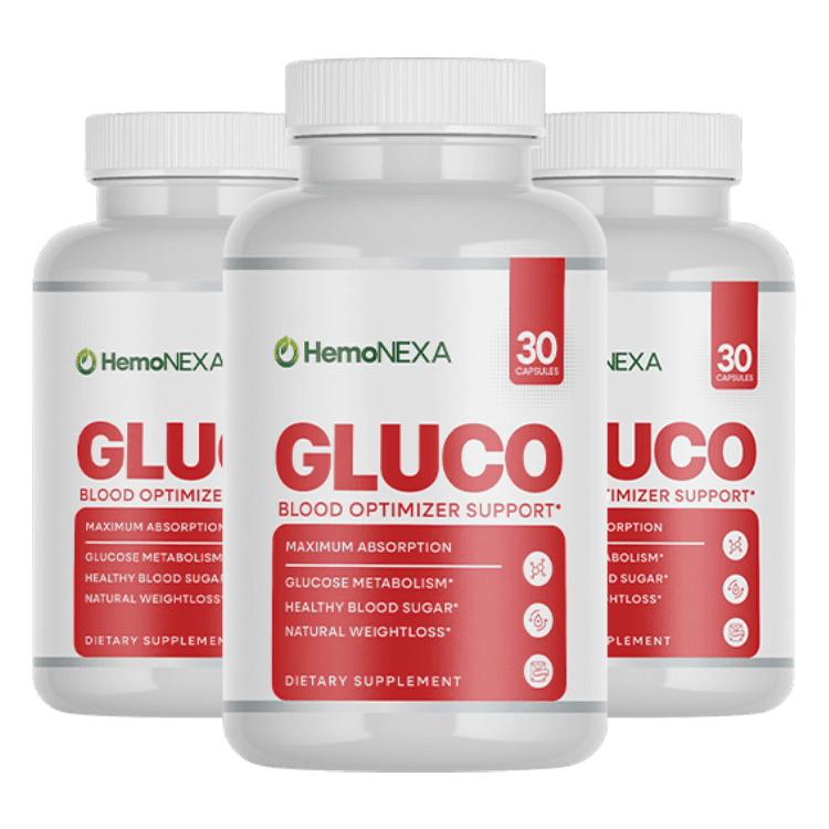 Gluco Capsules bottles